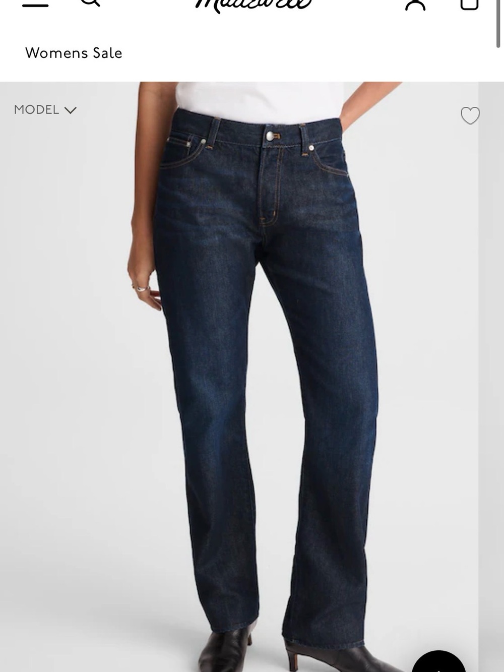 Madewell Dean Easy Straight Jeans